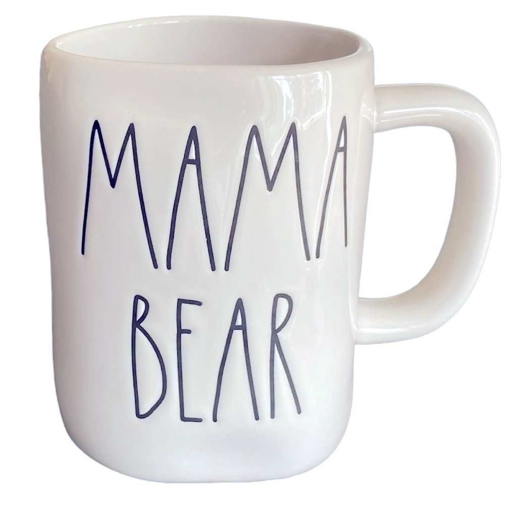 RAE DUNN Mama Bear Ceramic Mug Bisque 20oz